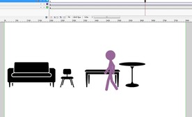 紫色火柴人回去沙发躺着6秒