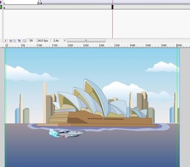 快艇在悉尼影剧院经过6秒