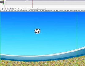 球场上空的足球5秒