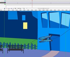 蓝色蝴蝶翩翩起舞11秒