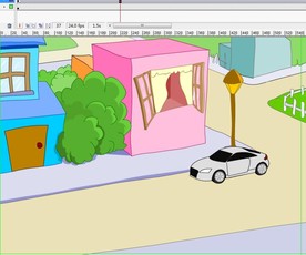 汽车经过路口斜角6秒
