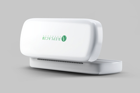 白色眼镜盒样机