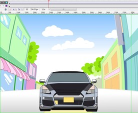 跑车开过来动画5秒