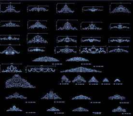 欧式家具立水花