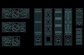 古建筑门窗及花园围墙