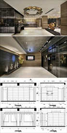 娱乐场所施工图含CAD结构图