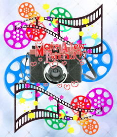 印花图案照相机