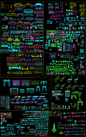 室内装饰设计CAD素材集