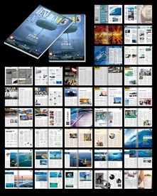 企业杂志图书word设计模板