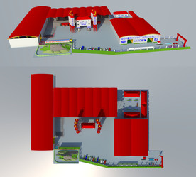 三集中场地SketchUp模型
