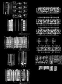 现代高层住宅建筑设计图纸