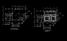 大堂插座照明平面图