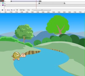 乌龟入水6秒动画