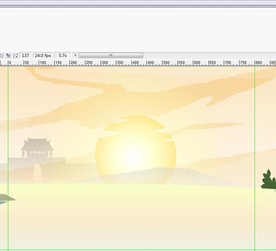 远景拉近的镜头动画5秒
