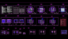 豪华欧式别墅施工图