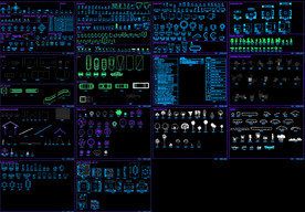 室内设计CAD装饰图块