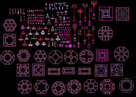 灯与木造型拼花