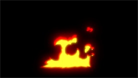 AE动态燃烧火焰模板