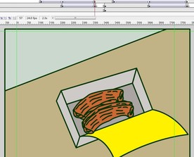 人手伸过来拿鸭脖吃6秒动画