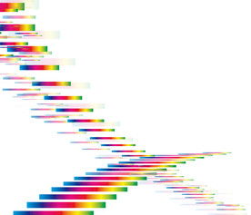 质感炫彩商业几何图形海报