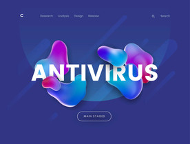 炫彩商业不规则图形几何图形海报