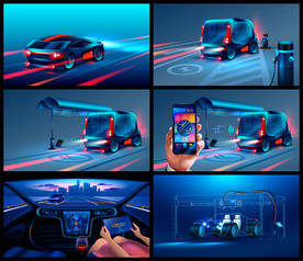 时尚3D汽车跑车