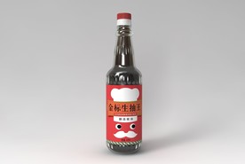 美味鲜金标生抽王3D模型