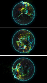 神密漂亮带透通道魔法球