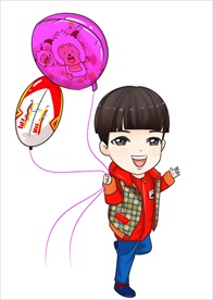 原创Q版人物 PSD分层卡通