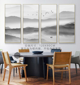 禅意山水画 山水装饰画