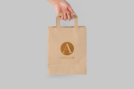 牛皮纸手提袋样机