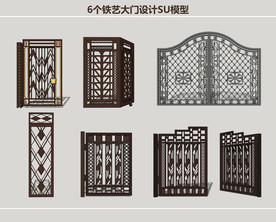 铁艺大门设计