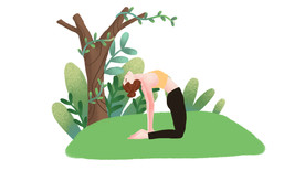 运动 插画 漫画 人物 锻炼