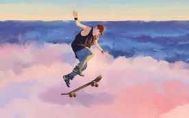 运动 插画 漫画 人物 锻炼