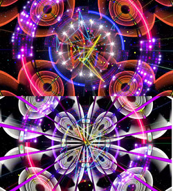 霓虹灯闪烁动感循环VJ背景视