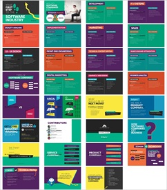 通用缤纷彩色PPT大气模板