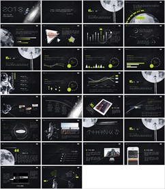 蓝色商务市场调查报告策划PPT