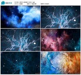 光辉岁月 舞台大屏背景视频成品