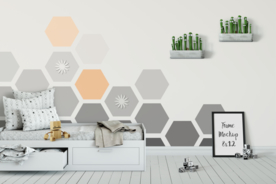 儿童摄影3D场景模板图片