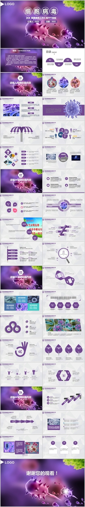 细菌病毒微生物细胞组织ppt