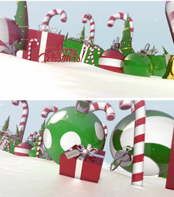 圣诞节礼物片头AE模板