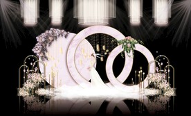 粉色大理石主题婚礼