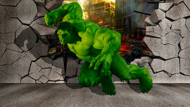 绿巨人3d背景墙