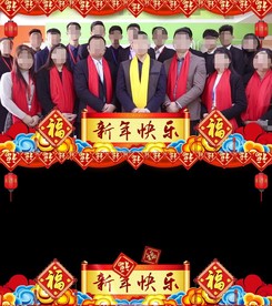 2019拜年祝福视频遮罩AEP