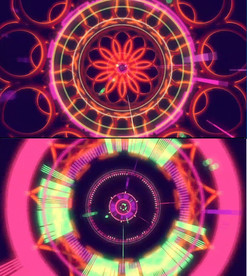 凉凉dj动感年会舞台背景视频