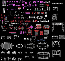 家居装饰设计构件素材