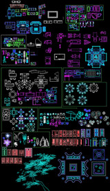 室内装修综合CAD图
