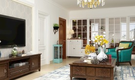 美式客厅空间