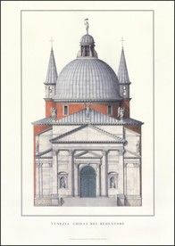 欧洲欧式古典建筑手绘建筑装饰画