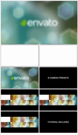 AE炫酷通用标志开场视频